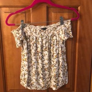 NEW W/ TAG floral off the shoulder top
